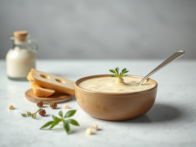 Italiaanse kaasfondue — AI-gegenereerde illustratie