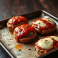 Italiaanse mini gehaktbroodjes uit de oven