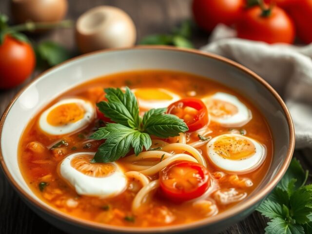 Italiaanse tomatensoep