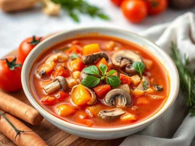 Italiaanse tomatensoep