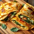 Italiaanse tortilla’s met spinazie en pancetta