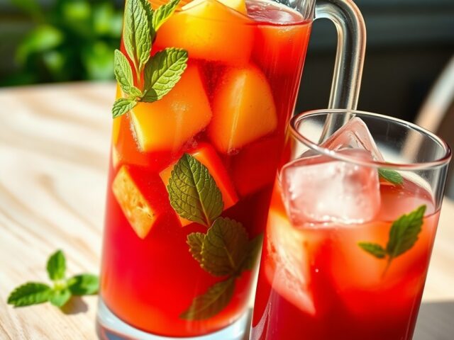 Jack’s mint sangria