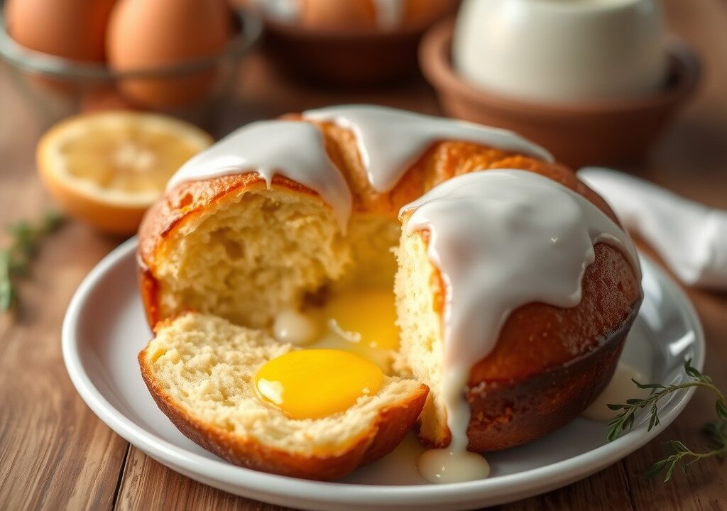 Jamaican Easter Bun, AI-gegenereerde illustratie