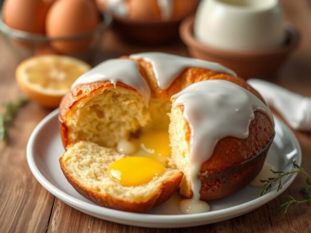 Jamaican Easter Bun — AI-gegenereerde illustratie