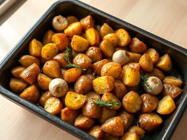 Japanse aardappelen uit de oven