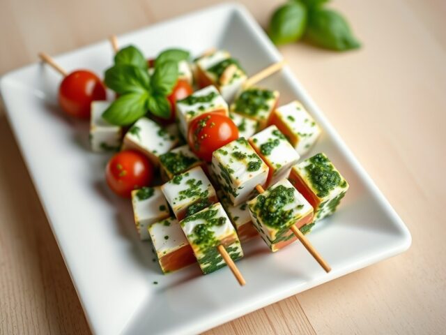 kaas tomaatspiesjes