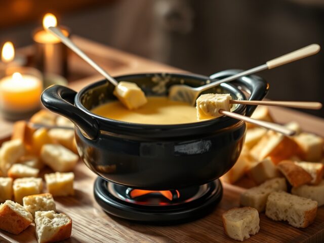 Kaasfondue met Boursin