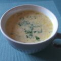 Kaaspreisoep met gehakt of Münsterländer Käselauchsuppe