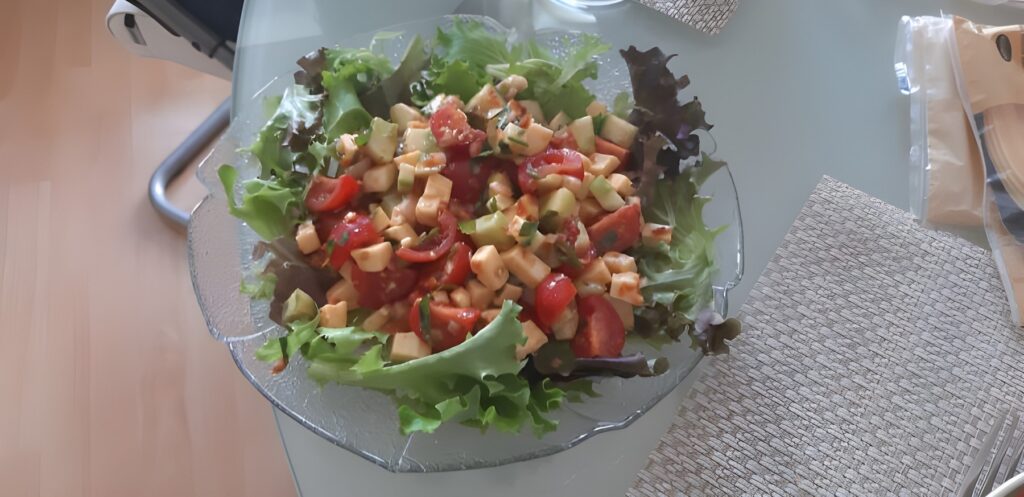 kaassalade voor een broodje