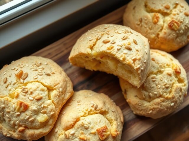 Kaasscones met sesamzaad
