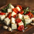 Kaastapas met zongedroogde tomaten