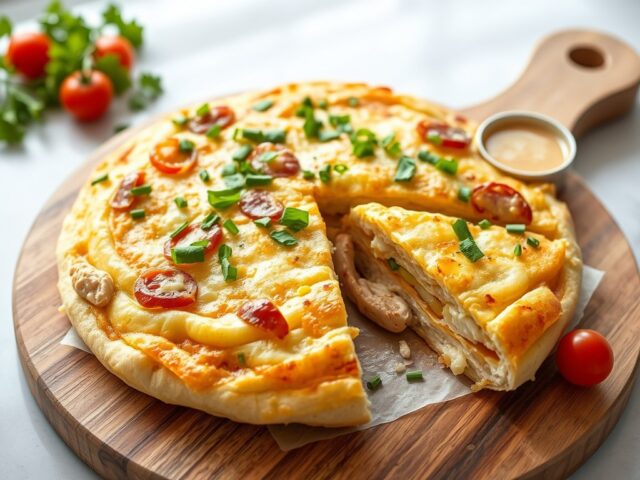 Kaastortilla met kip en koriander