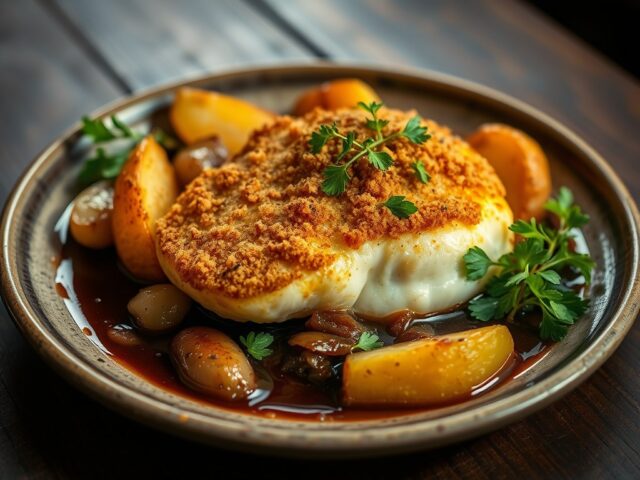 Kabeljauw in de oven met trappistenbier