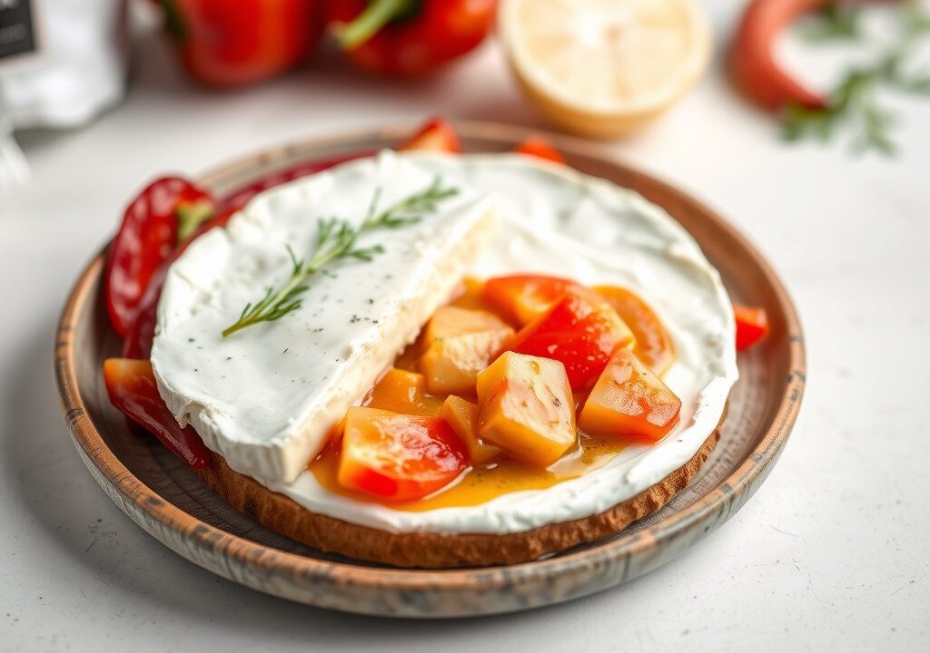 Kabeljauw met Brie, AI-gegenereerde illustratie