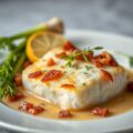 Kabeljauw met prei en pancetta