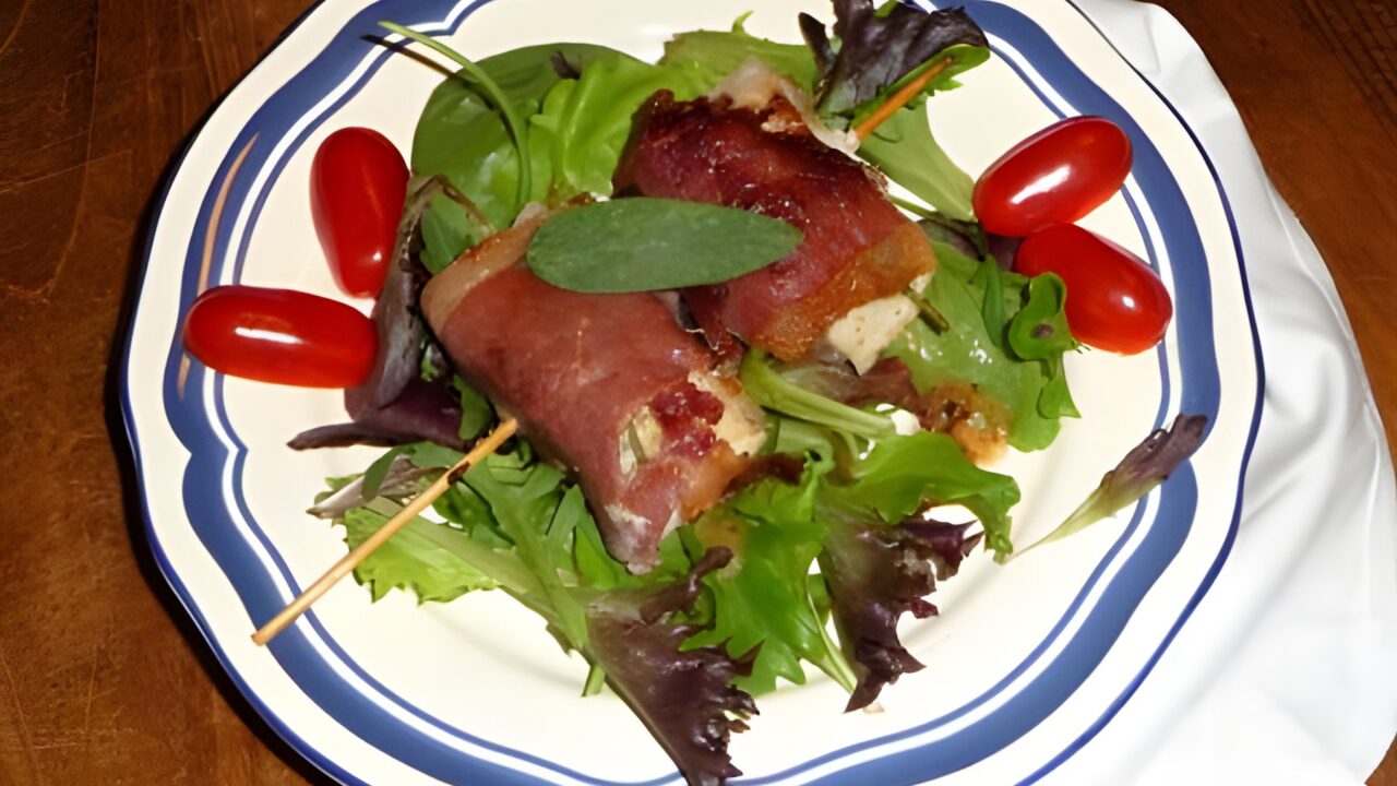 Kabeljauw saltimbocca