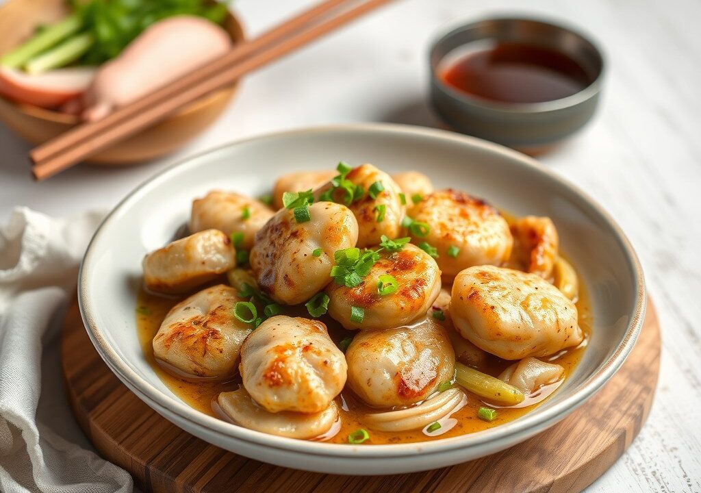 Kabeljauwreepjes uit de oven- in karnemelkmarinade, AI-gegenereerde illustratie