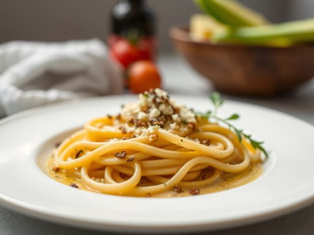 Kalfslapje met olijvenpasta