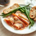 Kalfslapreepjes met serranoham