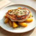 Kalfsmedaillon met appeltjes