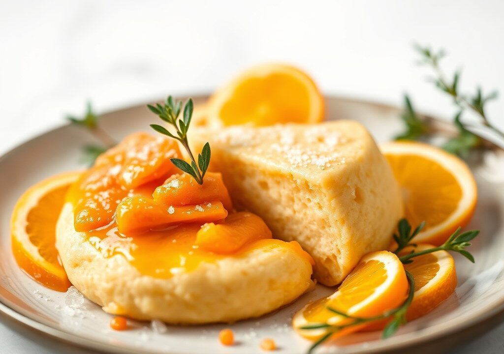 Kalfsoester á laorange, AI-gegenereerde illustratie