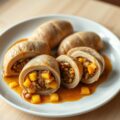 Kalfsoesters met mango-notenvulling