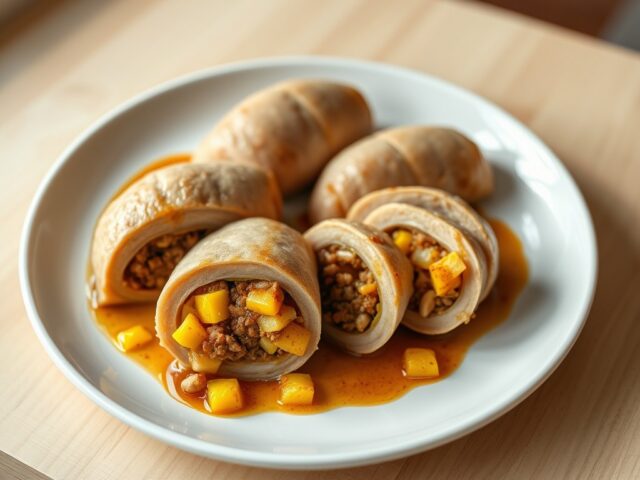 Kalfsoesters met mango-notenvulling