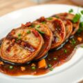 Kalfspicata met espagnolasaus