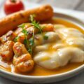 Kalfstong met Zure Saus en Peertjes