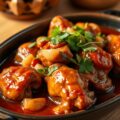 Kalkoen met laos saus