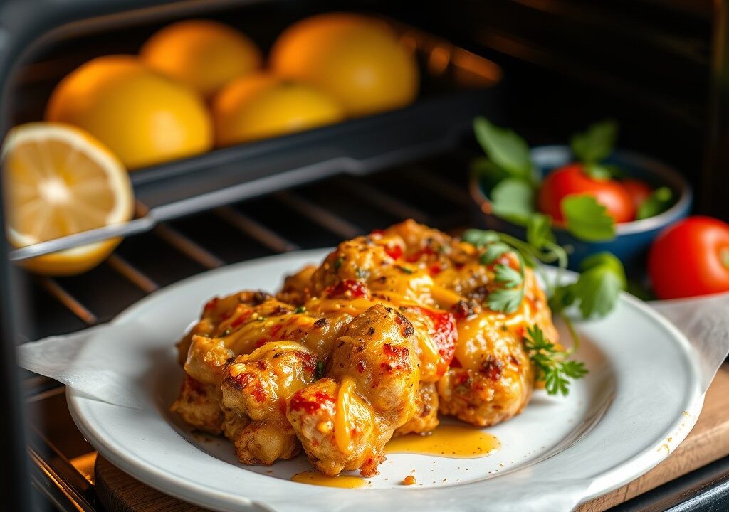 Kalkoen uit de oven, AI-gegenereerde illustratie
