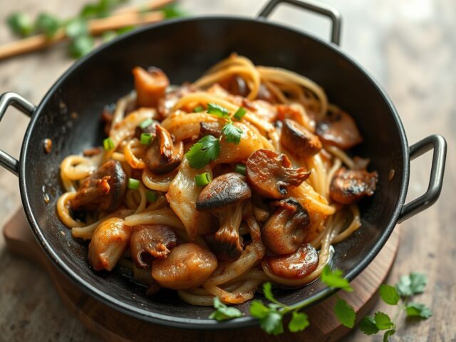 Kalkoen uit de wok