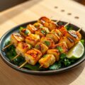 Kalkoenbrochettes met curry