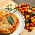 Kalkoenlapjes met salie en ratatouille