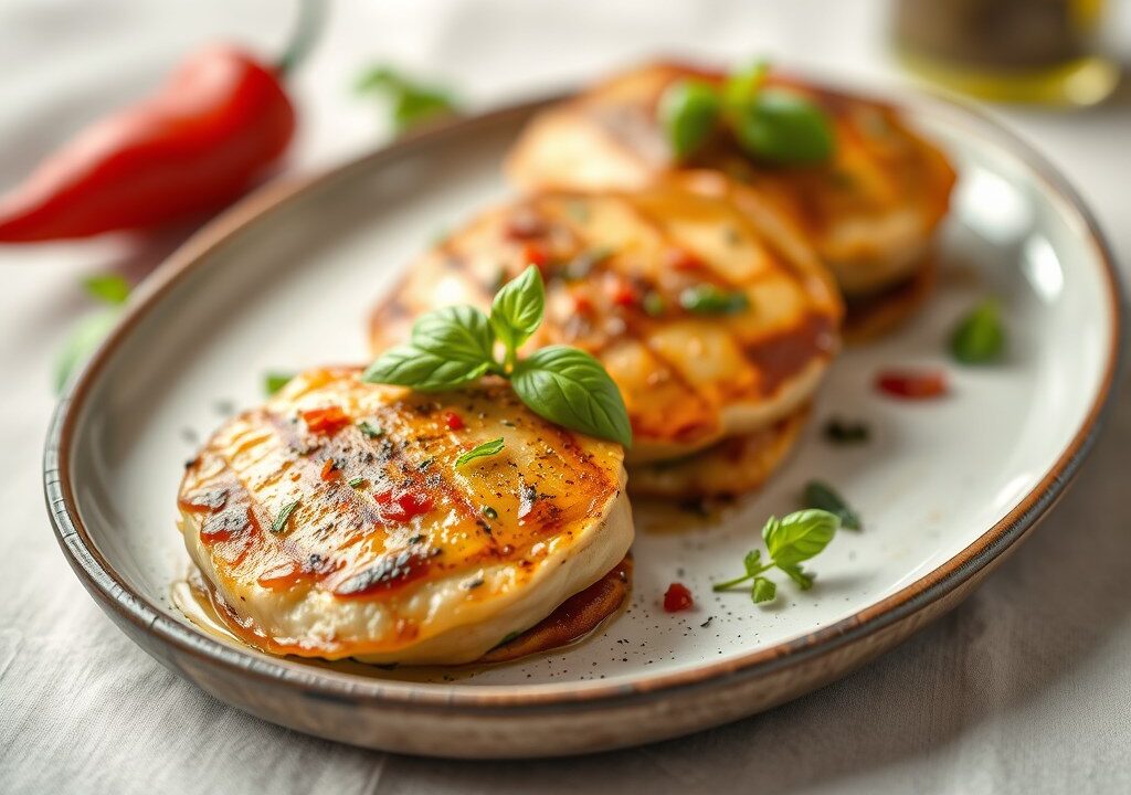 Kalkoenmedaillons met pancetta en salie, AI-gegenereerde illustratie