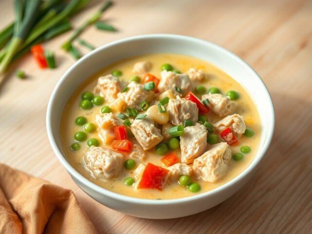 Kalkoenragout met rode en groene groenten