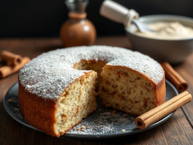 Kaneelcake (zonder ei)
