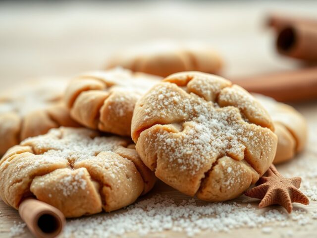 Kaneelkoekjes met suiker