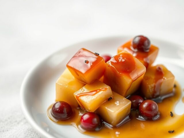Karamel van appel en ganzenlever