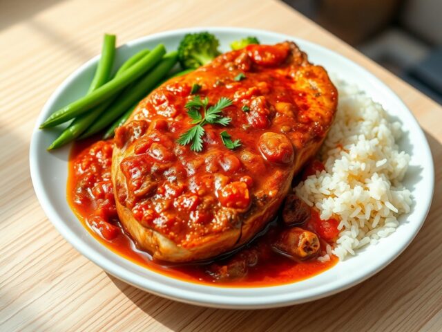 Karbonade in tomatensaus