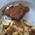 Karbonade met balsamico-honingsaus