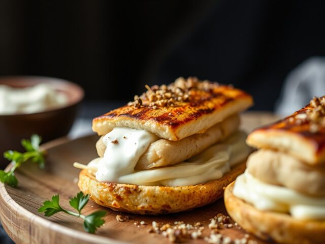 Kersen onder de grill — AI-gegenereerde illustratie