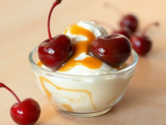 Kersencaramelijs