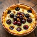 Kersenclafoutis met peperkoek