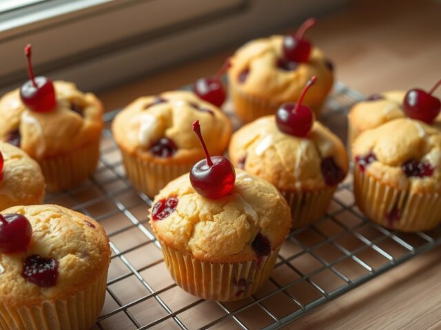 Kersenmuffins