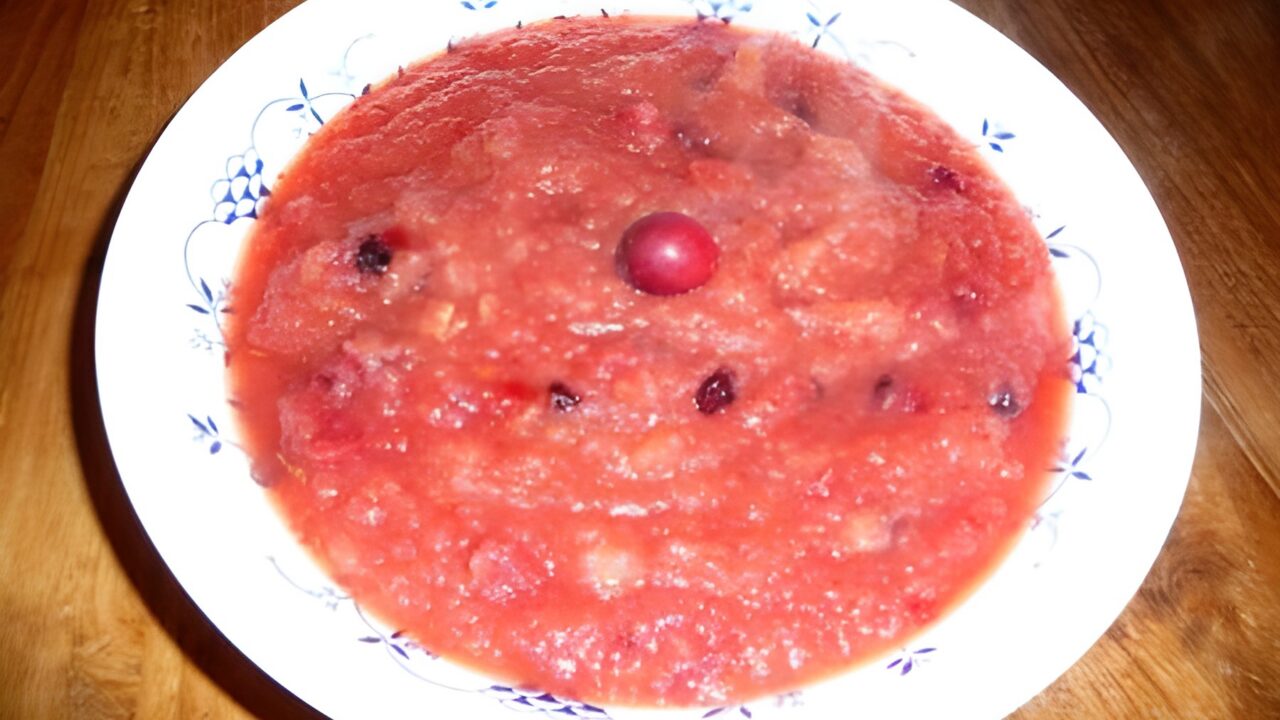 Kerst: Cranberry appelmoes met port