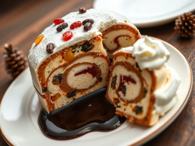 Kerst ijspudding