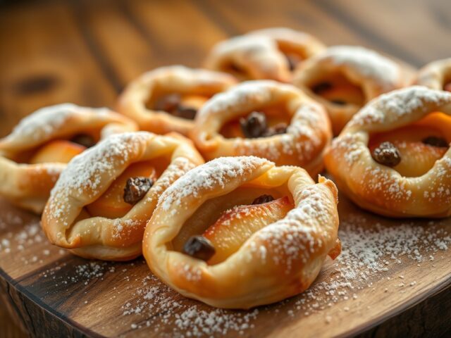 Kerstappelgebakjes
