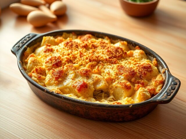 Kip-aardappelgratin