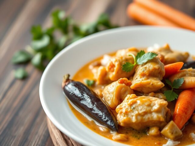 Kip-Curry Thai met Groentes
